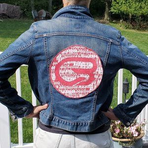Cyclebar Gap Jean jacket One-of-a- Kind Size S Beachwood